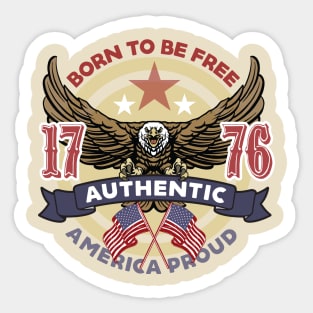 America Proud Sticker